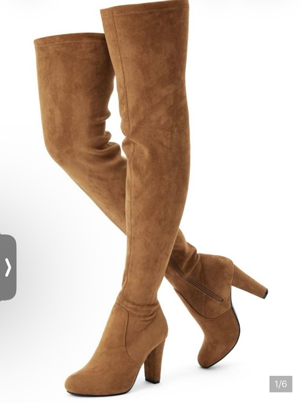 Tony Bianco Classic Tan Over-the-Knee Suede Boots - Women size 9.5